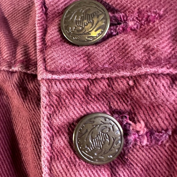 Vivaldi jeans wear size 6 vintage women’s pants maroon 1980’s - Picture 1 of 7